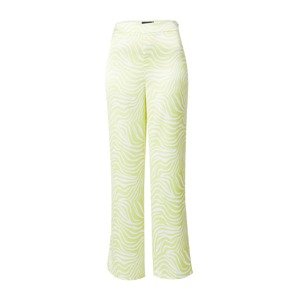 Gina Tricot Kalhoty světle zelená / bílá