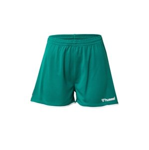 Hummel Sportovní kalhoty  tmavě zelená / bílá