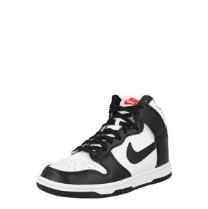 Nike Sportswear Kotníkové tenisky 'Dunk' černá / bílá