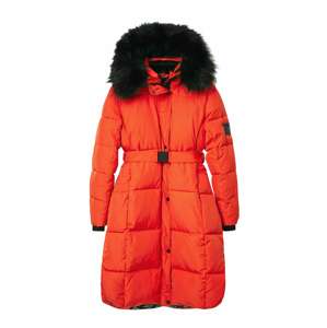 Desigual Zimní kabát 'Noruega' humrová / černá