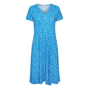Kaffe Letní šaty  nebeská modř / bílá