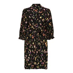 SELECTED FEMME Košilové šaty 'Jyn'  světle zelená / fialová / oranžová / černá