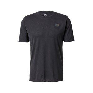 new balance Funkční tričko tmavě šedá / tmavě zelená / černá