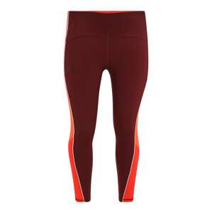 UNDER ARMOUR Sportovní kalhoty 'Rush' oranžová / červená / bordó / bílá