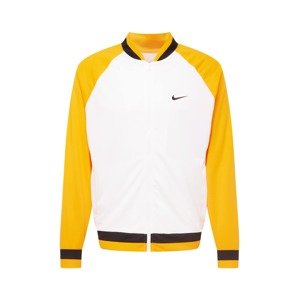 NIKE Sportovní bunda žlutá / černá / bílá