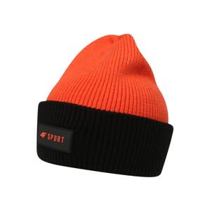 4F Sportovní čepice tmavě oranžová / černá