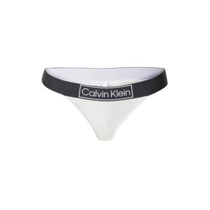 Calvin Klein Swimwear Spodní díl plavek šedá / černá / bílá