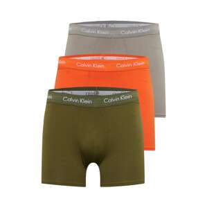 Calvin Klein Underwear Boxerky  šedá / zelená / oranžová / bílá