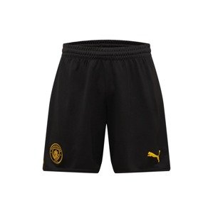 PUMA Sportovní kalhoty 'Manchester City'  šafrán / tmavě červená / černá