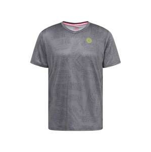 BIDI BADU Funkční tričko 'Madu' limone / šedá / tmavě šedá