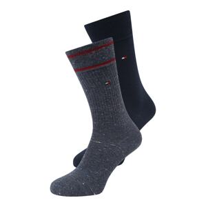 Tommy Hilfiger Underwear Ponožky  námořnická modř / modrý melír / červená / bílá