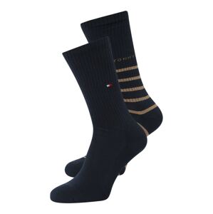 Tommy Hilfiger Underwear Ponožky 'BRETON'  marine modrá / khaki / červená / bílá