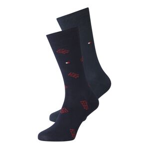 Tommy Hilfiger Underwear Ponožky  námořnická modř / krvavě červená / jasně červená / bílá