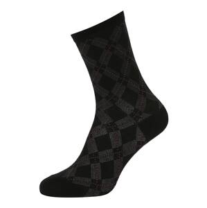 FALKE Ponožky  tmavě šedá / fialová / černá
