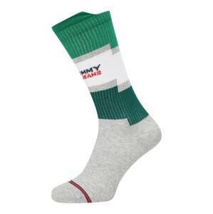 Tommy Hilfiger Underwear Ponožky  šedý melír / zelená / červená / bílá
