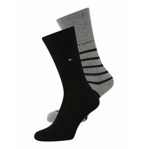 Tommy Hilfiger Underwear Ponožky  šedý melír / černá