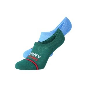 Tommy Hilfiger Underwear Ťapky  azurová / smaragdová / jasně červená / bílá