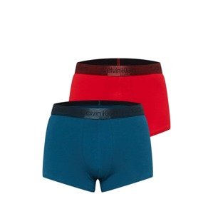 Calvin Klein Underwear Boxerky  petrolejová / ohnivá červená / černá