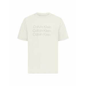 Calvin Klein Sport Funkční tričko  béžová / světle zelená