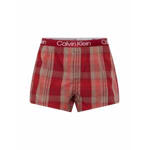 Calvin Klein Underwear Boxerky  šedá / červená / bílá