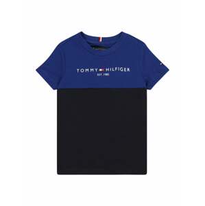 TOMMY HILFIGER Tričko námořnická modř / ultramarínová modř / jasně červená / bílá