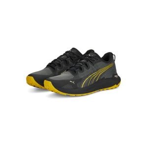 PUMA Sportovní boty 'Fast-Trac Nitro' béžová / žlutá / černý melír