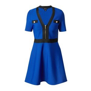 Karen Millen Šaty kobaltová modř / černá