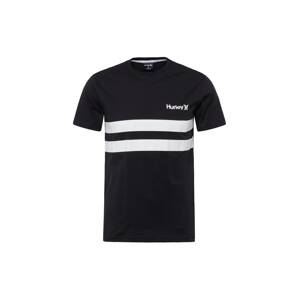 Hurley Funkční tričko 'OCEANCARE'  černá / bílá