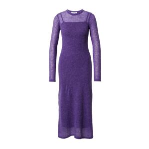 EDITED Úpletové šaty 'Bamika' fialová