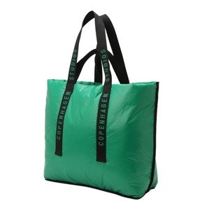 Copenhagen Nákupní taška smaragdová / černá