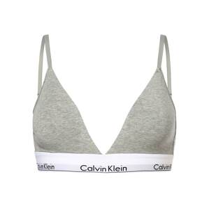 Calvin Klein Podprsenka kámen / černá / bílá