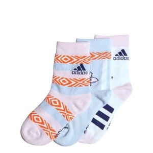 ADIDAS PERFORMANCE Sportovní ponožky 'Disney Vaiana' námořnická modř / světlemodrá / pink / bílá