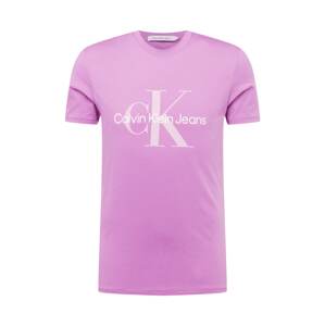 Calvin Klein Jeans Tričko orchidej / růžová / bílá