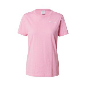 Champion Authentic Athletic Apparel Tričko světle růžová / bílá