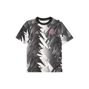 ADIDAS PERFORMANCE Funkční tričko 'Juve' pink / černá / bílá