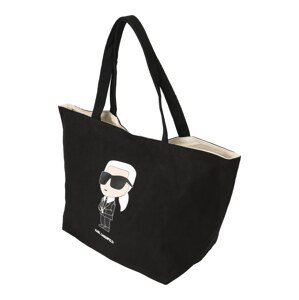 Karl Lagerfeld Nákupní taška tělová / antracitová / černá / bílá
