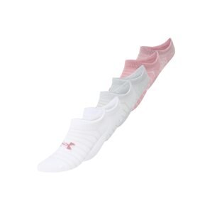 UNDER ARMOUR Sportovní ponožky šedá / pink / bílá