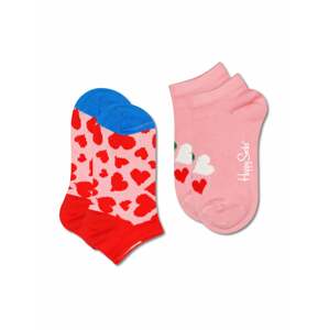 Happy Socks Ponožky  královská modrá / světle růžová / červená / bílá