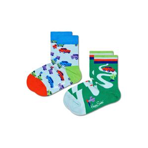Happy Socks Ponožky světlemodrá / zelená / mix barev