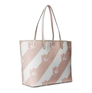 Lauren Ralph Lauren Nákupní taška pastelově růžová / bílá