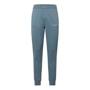Calvin Klein Kalhoty  kouřově modrá / bílá