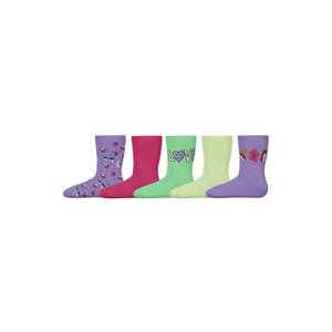 NAME IT Ponožky  tmavě fialová / mix barev