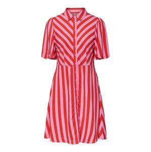 Y.A.S Košilové šaty 'Savana' fialová / červená