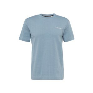 Calvin Klein Tričko kouřově modrá / bílá
