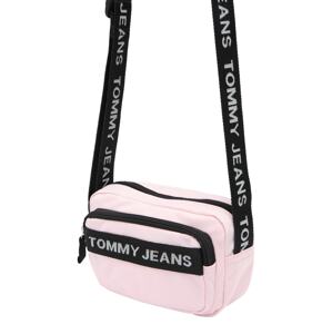 Tommy Jeans Taška přes rameno  pastelově růžová / černá / bílá