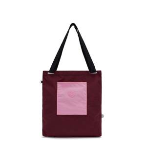 KIPLING Nákupní taška 'ANNAS' pink / bordó / černá