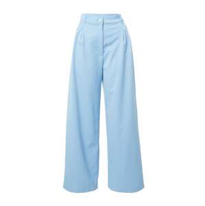 Monki Kalhoty se sklady v pase kouřově modrá