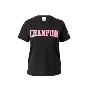 Champion Authentic Athletic Apparel Tričko námořnická modř / světle růžová / černá / bílá