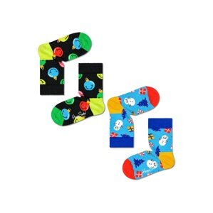 Happy Socks Ponožky modrá / žlutá / zelená / červená