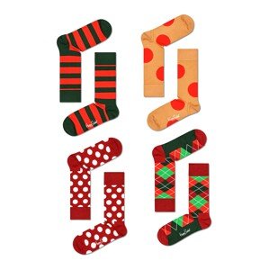 Happy Socks Ponožky mix barev / červená